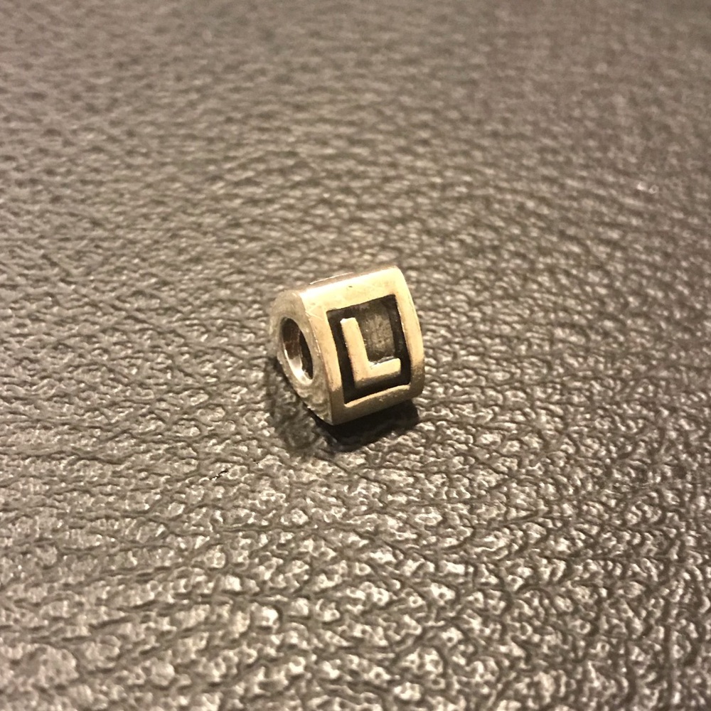 Pandora Silver “L” Alphabet Charm